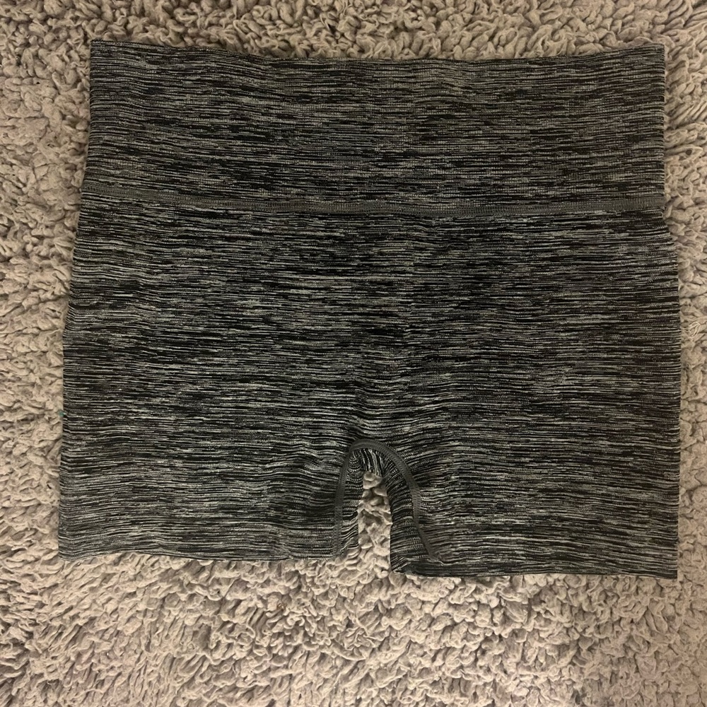 Black yoga shorts
